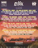 Confirmaciones del Mad Cool 2026