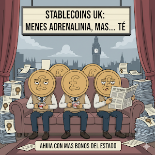 Stablecoins en Reino Unido, ahora con más bonos del Estado y menos adrenalina