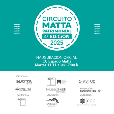El legado de Roberto Matta inspira una nueva edición del Circuito Patrimonial 2025: Arte, memoria y territorio