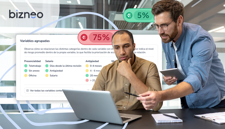 Bizneo HR lanza la primera IA que predice la rotación y el absentismo con un 80% de fiabilidad Bizneo HR lanza la primera IA que predice la rotación y el absentismo con un 80% de fiabilidad