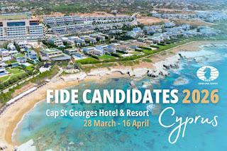 Los Torneos de Candidatos 2026 se jugarán en Chipre