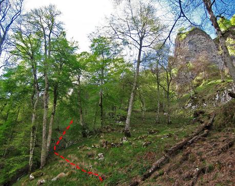 De Tajadura a la Redondina (LA AGRESTE PEÑAMELLERA PARTE I) Vista atrás tras cruzar la riega