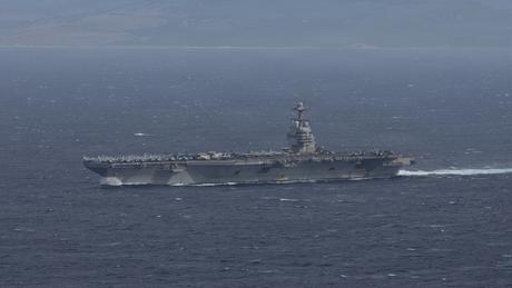 Con llegada de portaviones al Caribe, sube tensión EEUU-Venezuela. Con llegada de portaviones al Caribe, sube tensión EEUU-Venezuela.