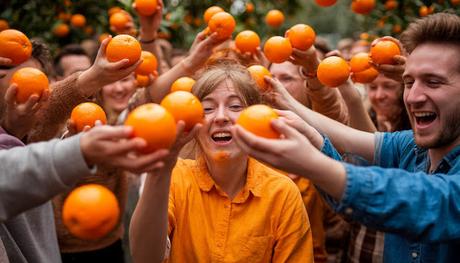 El Festival de la Guerra de Naranjas (Battaglia delle Arance) – Italia El Festival de la Guerra de Naranjas (Battaglia delle Arance) – Italia