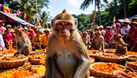 El Festival del Mono (Monkey Buffet Festival) – Tailandia El Festival del Mono (Monkey Buffet Festival) – Tailandia