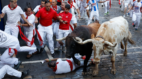 La Carrera de los Sanfermines - España La Carrera de los Sanfermines - España
