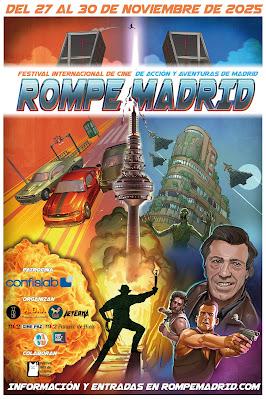 Nace ROMPEMADRID, Festival Internacional de Cine de Acción y Aventuras, que se celebrará del 27 al 30 de noviembre en mk2 Palacio de Hielo