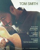 Conciertos de Tom Smith en Madrid, Barcelona y Lisboa en Abril del 2026