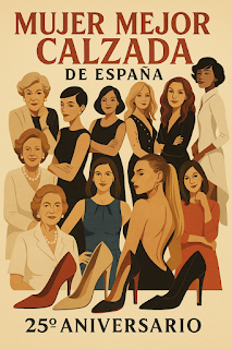 Elda, 25 años premiando la elegancia española. “La Mujer Mejor Calzada de España”.