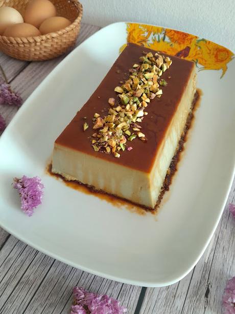 Flan de Pistacho