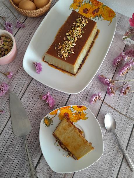Flan de Pistacho