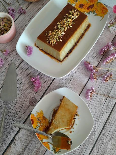 Flan de Pistacho