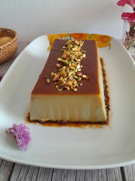 Flan de Pistacho