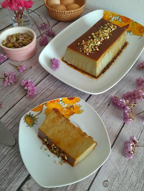 Flan de Pistacho