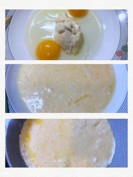 Tortilla con mayonesa