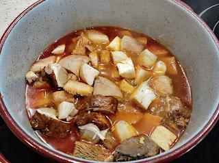 GUISO DE BATATA CON SETAS GUISO DE BATATA CON SETAS