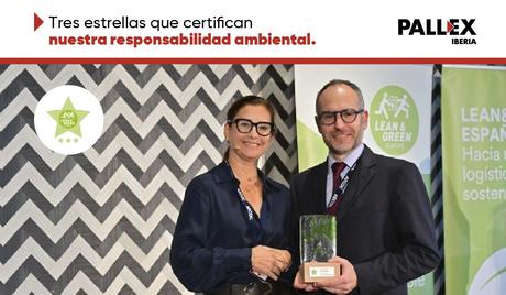 Pall-Ex Iberia, pionera en logística sostenible con 3 estrellas Lean & Green
