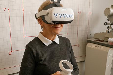 Cione y V-Vision acercan la realidad virtual clínica a los gabinetes ópticos Cione y V-Vision acercan la realidad virtual clínica a los gabinetes ópticos
