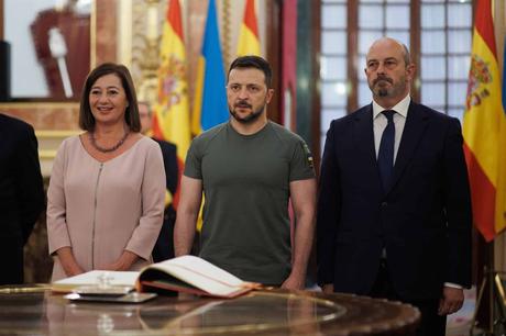 Zelenski viaja la próxima semana a España y será recibido en un acto en el Congreso