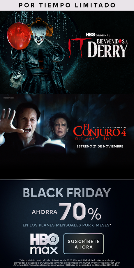 El Black Friday se toma el streaming: HBO Max tendrá ofertas del 70% en sus planes El Black Friday se toma el streaming: HBO Max tendrá ofertas del 70% en sus planes