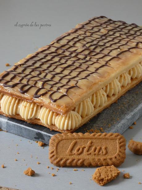 Milhojas Lotus Bíscoff Milhojas Lotus Bíscoff
