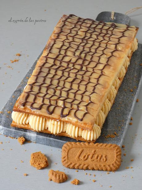 Milhojas Lotus Bíscoff Milhojas Lotus Bíscoff