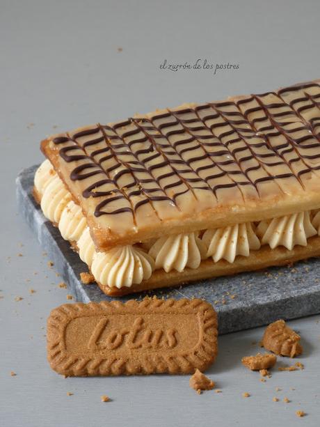 Milhojas Lotus Bíscoff Milhojas Lotus Bíscoff