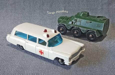 Saracen Carrier y Ambulancia Cadillac piezas #54 de Matchbox Saracen Carrier y Ambulancia Cadillac piezas #54 de Matchbox