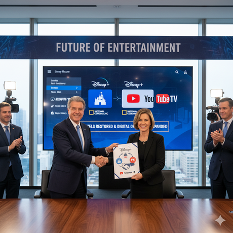 Disney y YouTube TV sellan un nuevo acuerdo que redefine la distribución de contenidos en el streaming