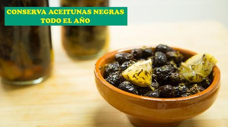 ACEITUNAS NEGRAS EN CONSERVA PARA TODO EL AÑO