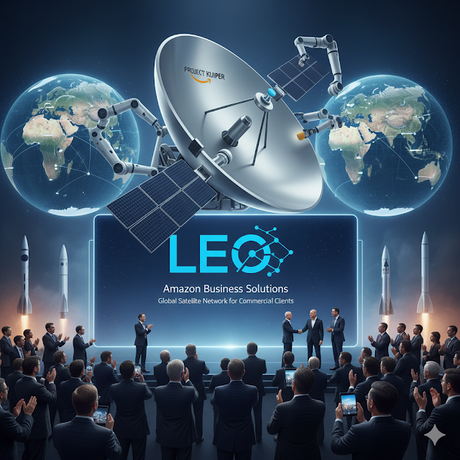 Amazon renombra su red satelital a “Leo” y redefine su estrategia hacia el mercado comercial