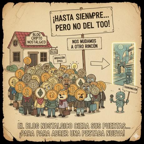 ✨ Hasta siempre… pero no del todo: despedida oficial del blog nostálgico cripto ✨
