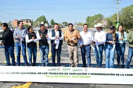 Ricardo Gallardo fortalece el Altiplano con nuevas carreteras Ricardo Gallardo fortalece el Altiplano con nuevas carreteras