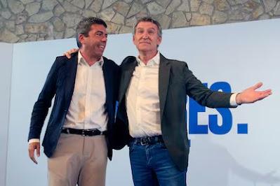 Feijóo, el hombre que corre.