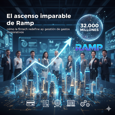 Ramp dispara su valoración hasta los 32.000 millones: el fenómeno fintech que desafía la lógica del mercado Ramp dispara su valoración hasta los 32.000 millones: el fenómeno fintech que desafía la lógica del mercado