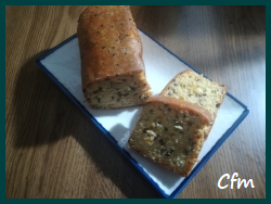 Bizcocho de naranja con pepitas de chocolate