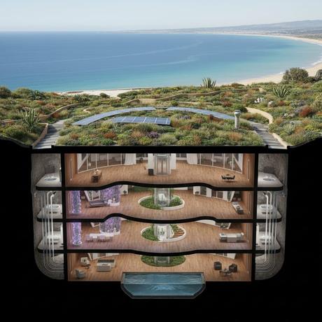 Top 10 arquitectura subterránea con techo verde y vistas al océano en 2025 6 Top 10 arquitectura subterránea con techo verde y vistas al océano en 2025 6