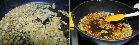 Bacalao en salsa con langostinos Bacalao en salsa con langostinos