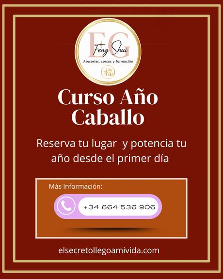 ✨  Curso 2026 año del Caballo de Fuego yang