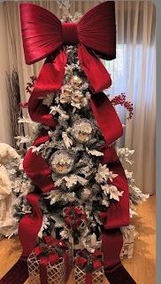 Cómo hacer maxi lazos para decorar árboles navideños 🎄🙂☝️♥️ Cómo hacer maxi lazos para decorar árboles navideños 🎄🙂☝️♥️