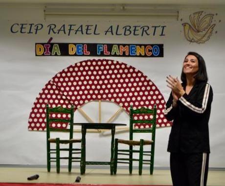 La Flaka celebra el Día del Flamenco junto al alumnado del CEIP Rafael Alberti