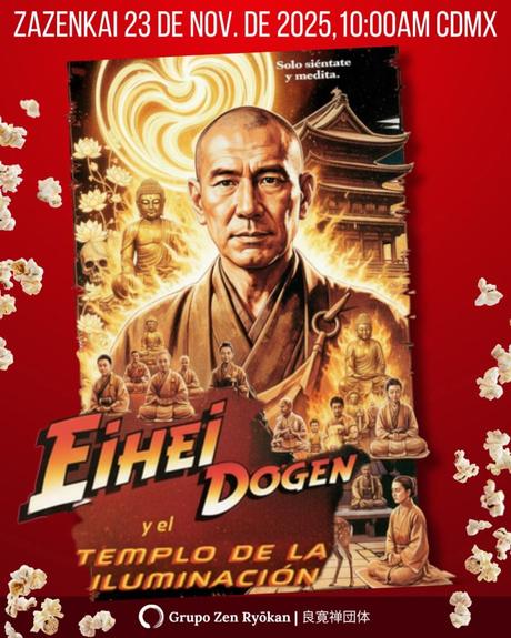 Zazenkai 23 de noviembre de 2025. Shobogenzo Zuimonki: Eihei Dogen y el Templo de la Iluminación