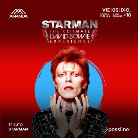 Starman “The Legend” llega a Club Amanda con el tributo definitivo a David Bowie Starman “The Legend” llega a Club Amanda con el tributo definitivo a David Bowie
