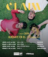 Claim anuncia conciertos en 2026