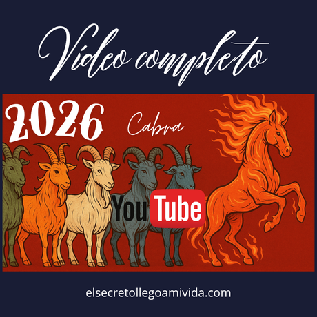 🌟Qué te traerá este 2026 si tienes Cabra o Caballo o Serpiente o Dragón  o Conejo o Tigre o Buey o Rata