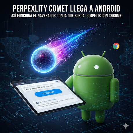 Perplexity lanza Comet para Android: el navegador con IA que quiere redefinir la experiencia móvil