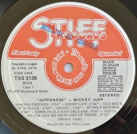 Mickey Jupp -Juppanese Lp 1979 (1978)