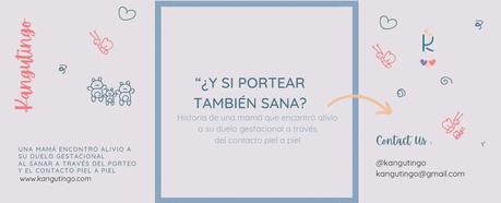 ¿Y si portear también sana? Historia de una mamá que encuentra alivio a su duelo gestacional a través del contacto piel a piel