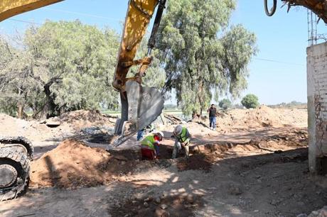 Visible avance de colector pluvial en Privadas de la Hacienda: Ayuntamiento de Soledad