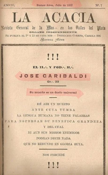 Las cenizas de Garibaldi Las cenizas de Garibaldi